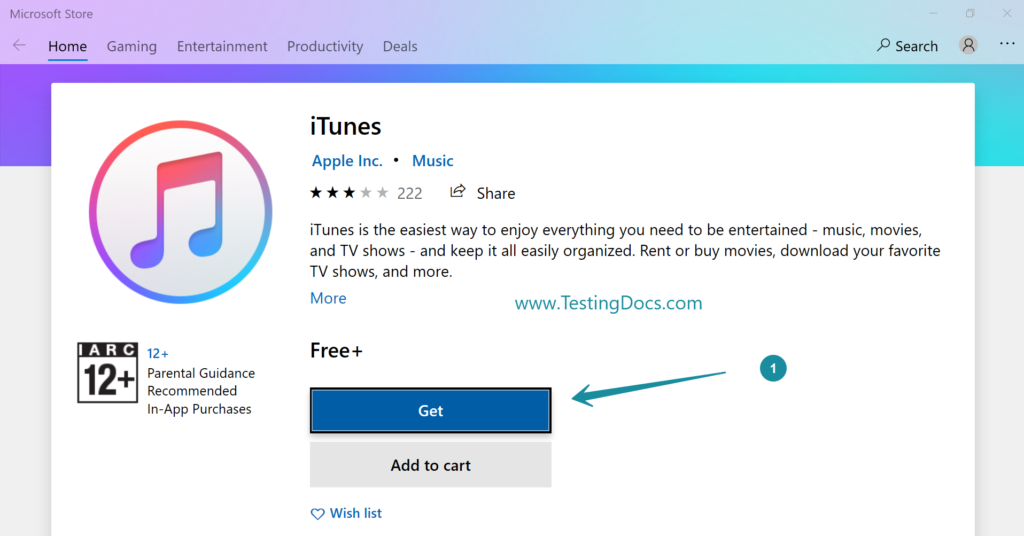 install itunes for windows 7