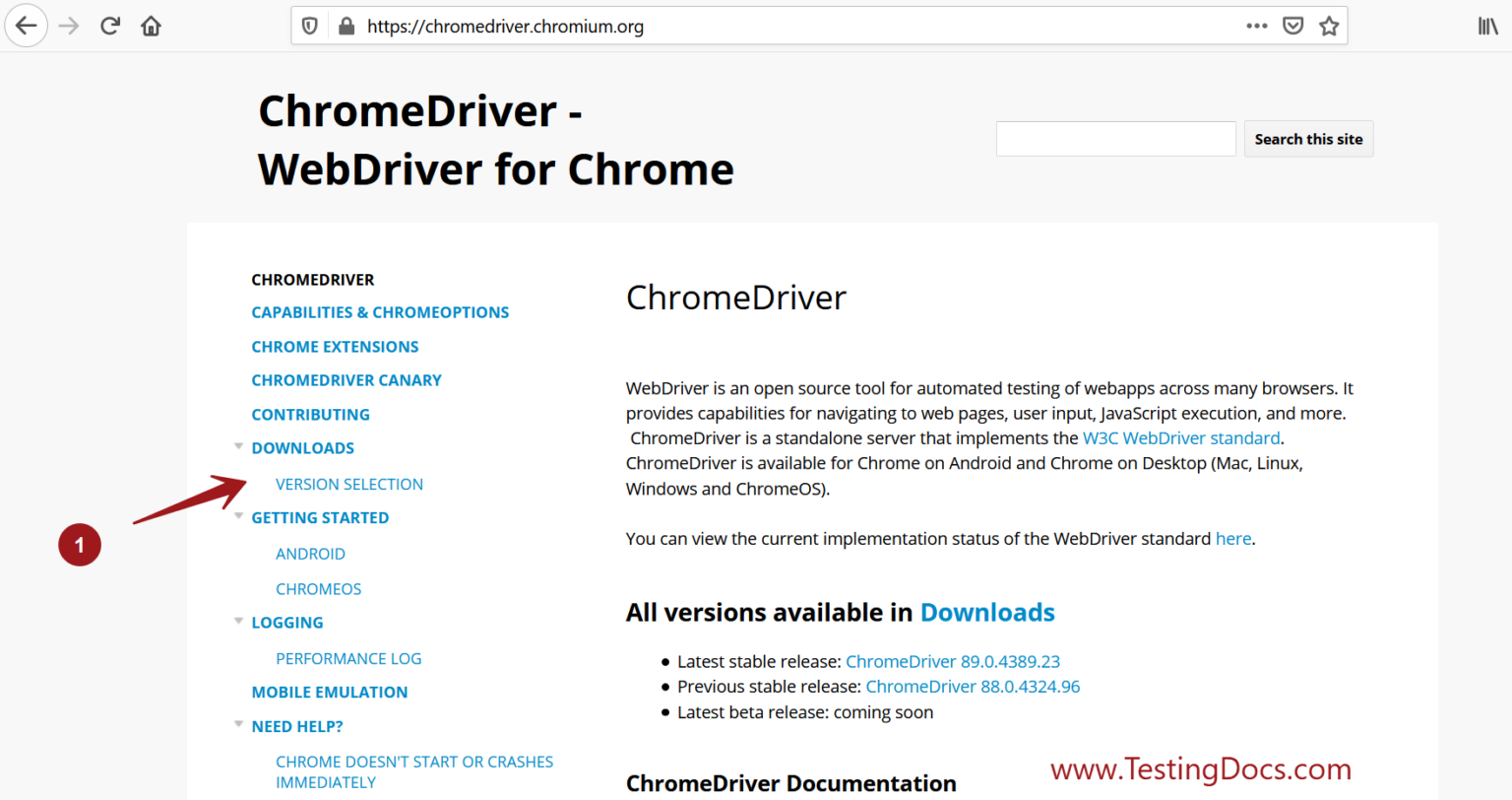 chrome driver download
