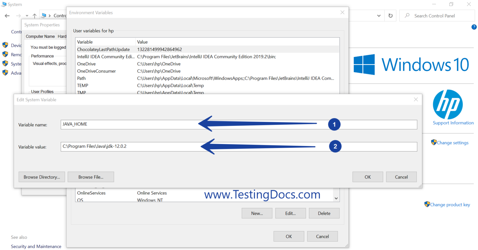 How To Set JAVA HOME On Windows TestingDocs