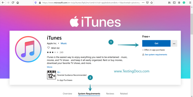 downloading itunes to windows