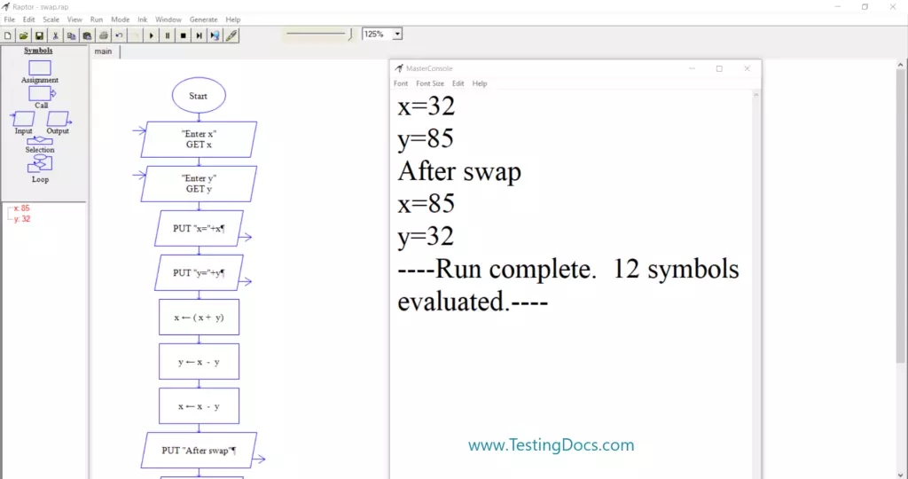 C Program To Swap The Values Of Two Variables Using A Function