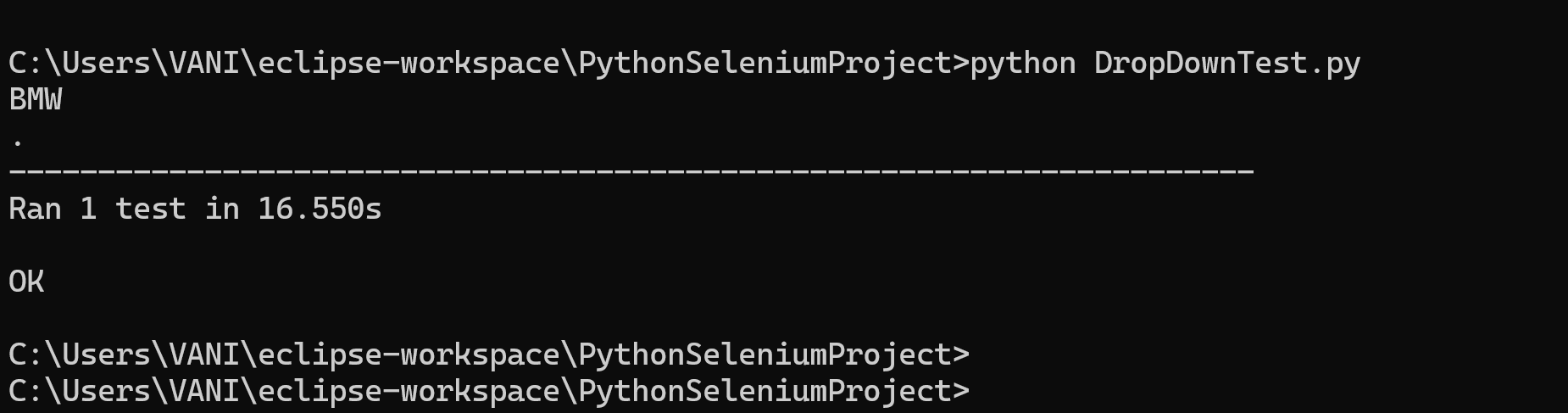 Run Python Script Command line