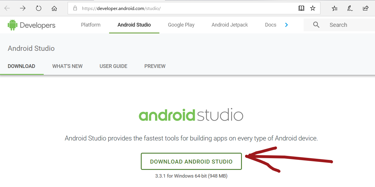 download android sdk windows 64 bit