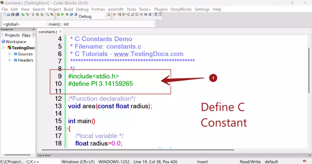 C Constants - TestingDocs.com