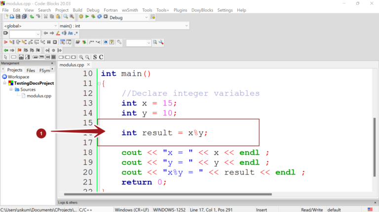 C++ Modulus Operator - Testingdocs.com