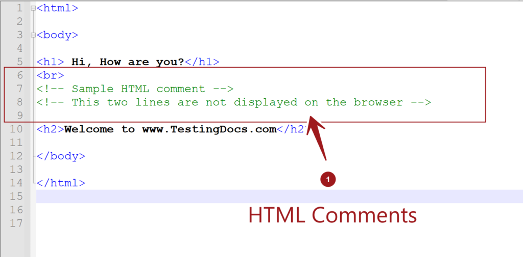 html-comments-testingdocs