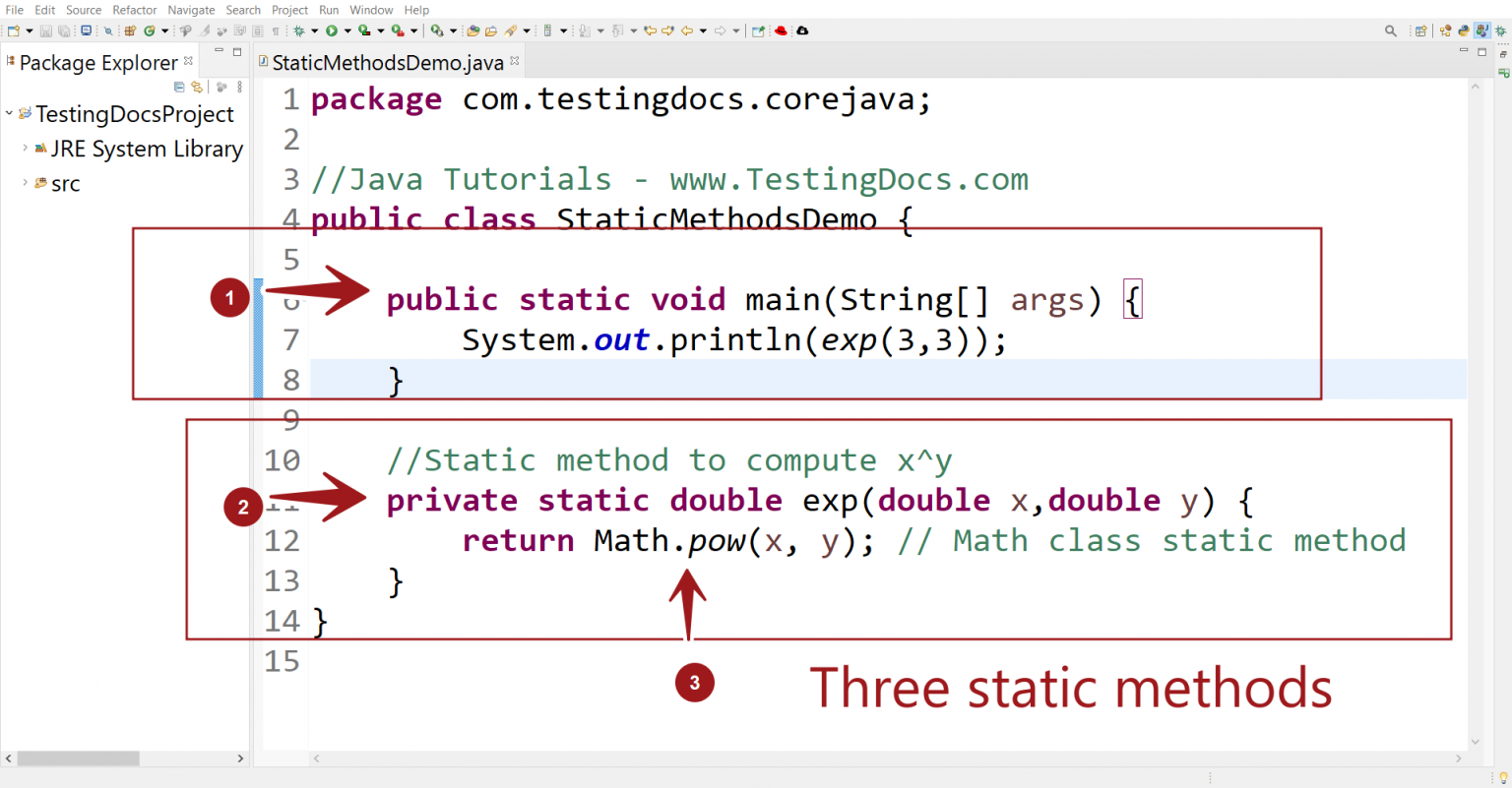 Java Static Methods 0229