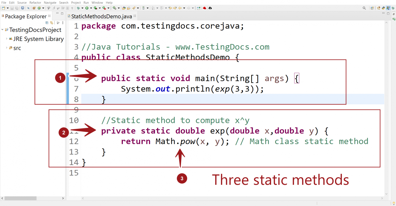 java-static-methods-testingdocs