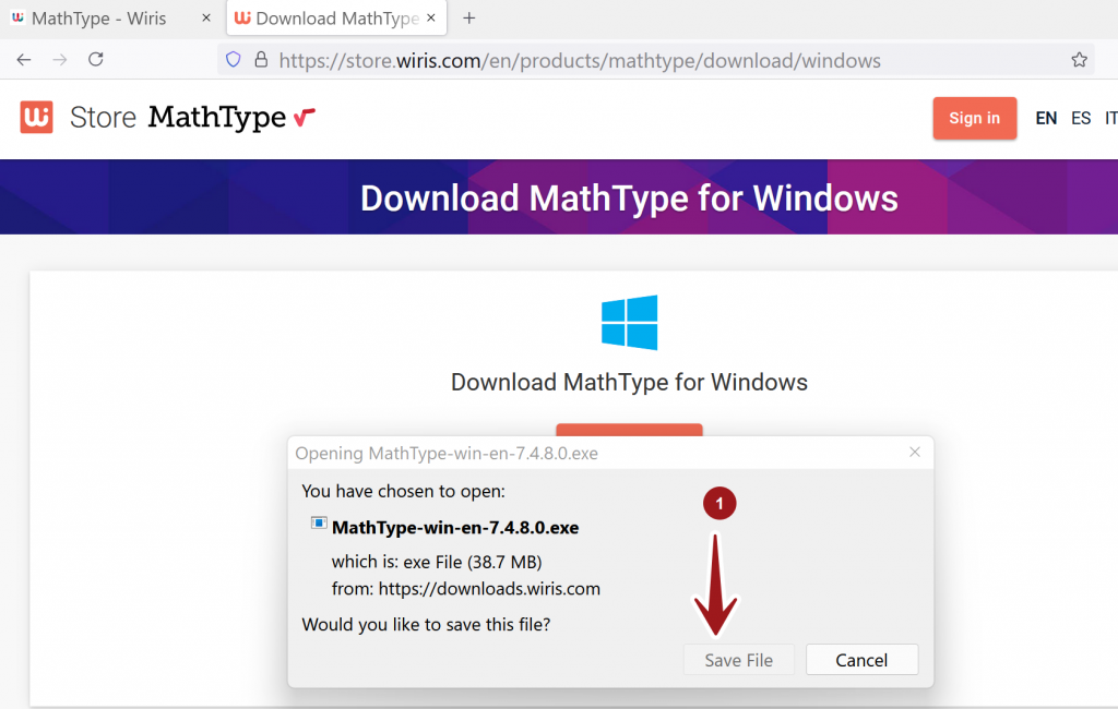 instal MathType 7.7.1.258 free