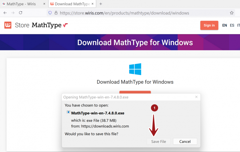 for windows download MathType 7.7.1.258