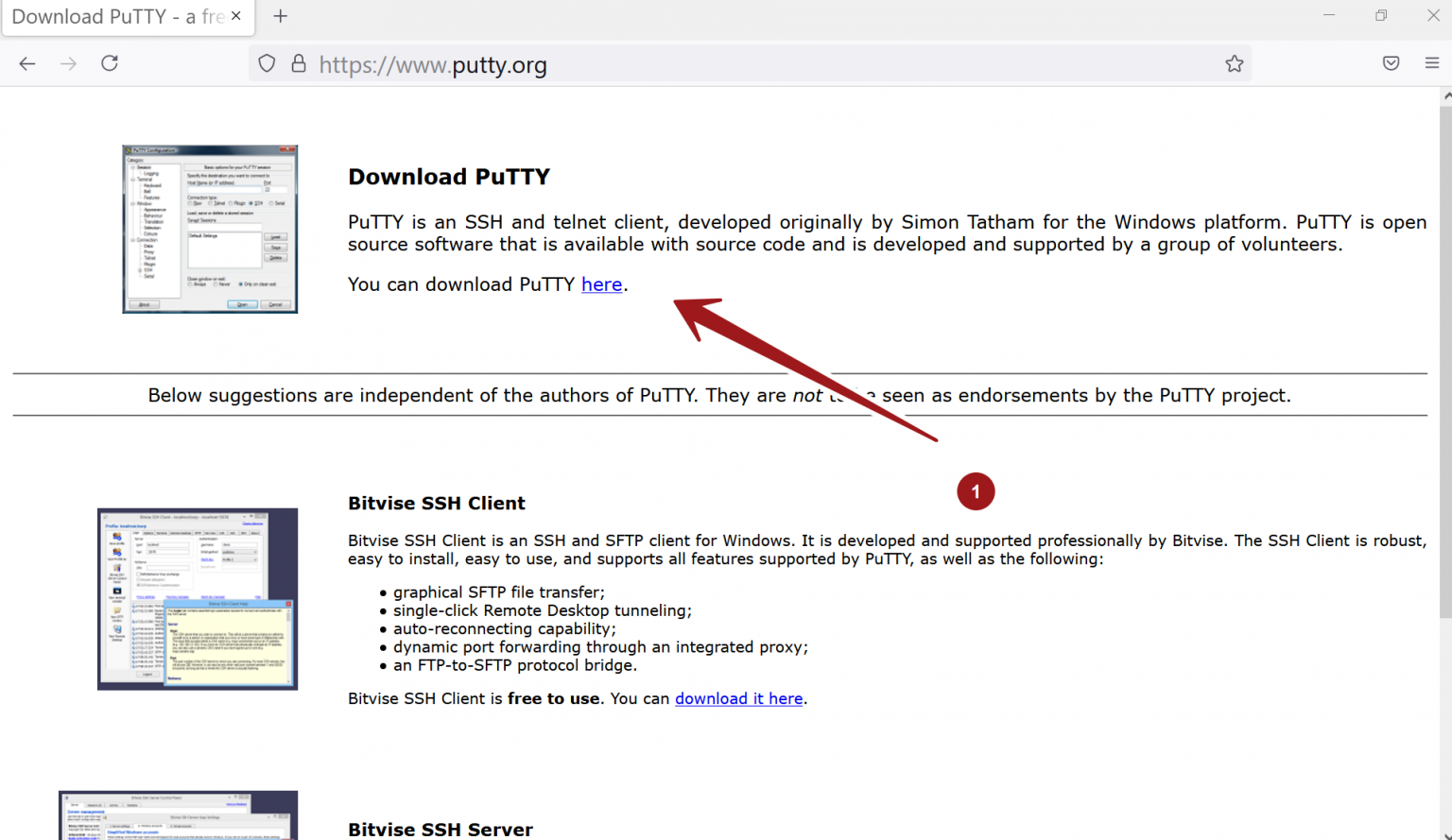 latest putty download for windows 10