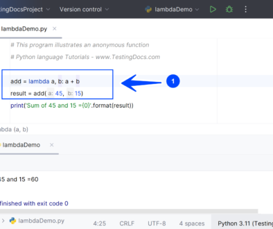 Python Anonymous Functions