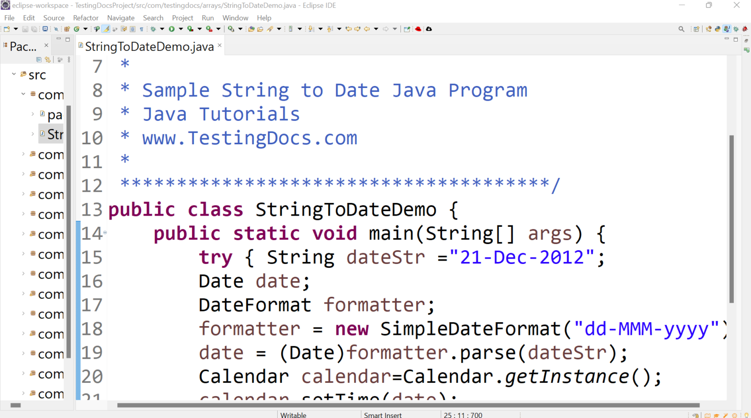 string to datetime java