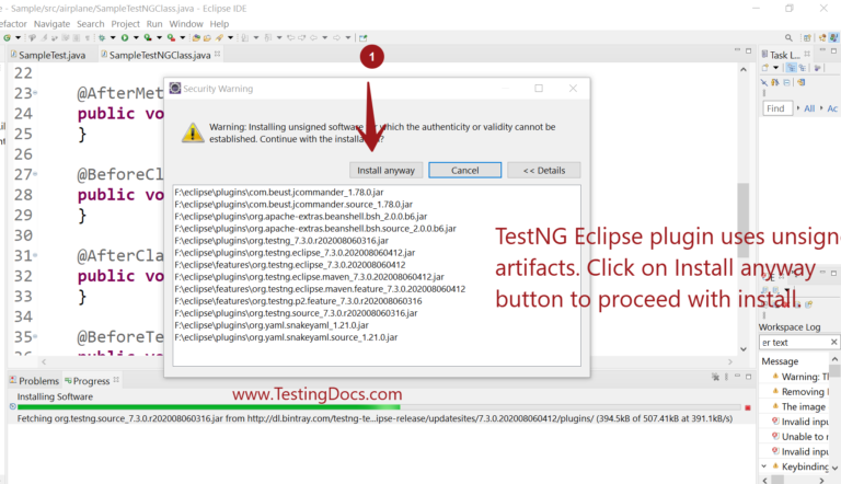 install testng for eclipse