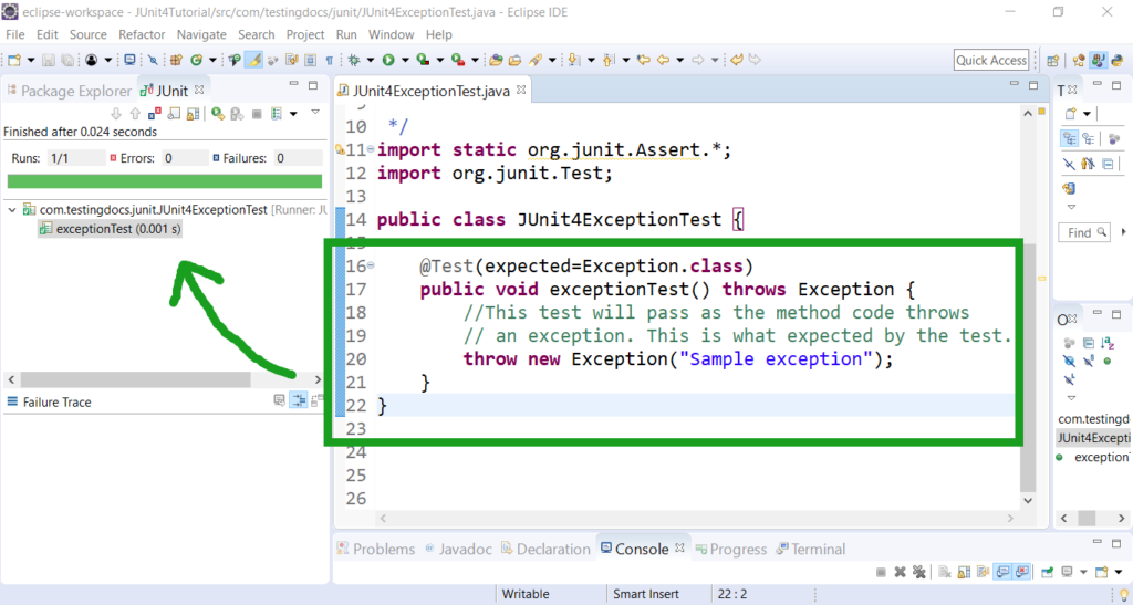Testing Exceptions In Junit 0291