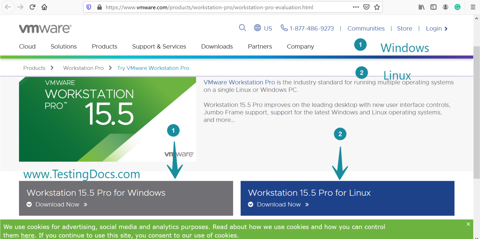 download vmware workstation windows 10